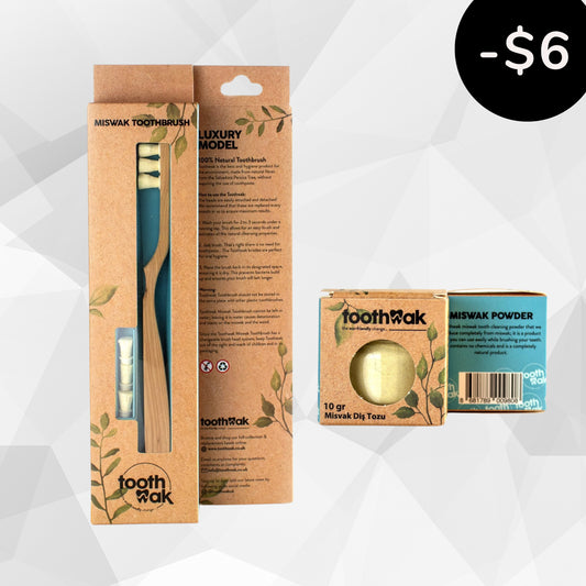 Luxury Brush + Miswak Powder